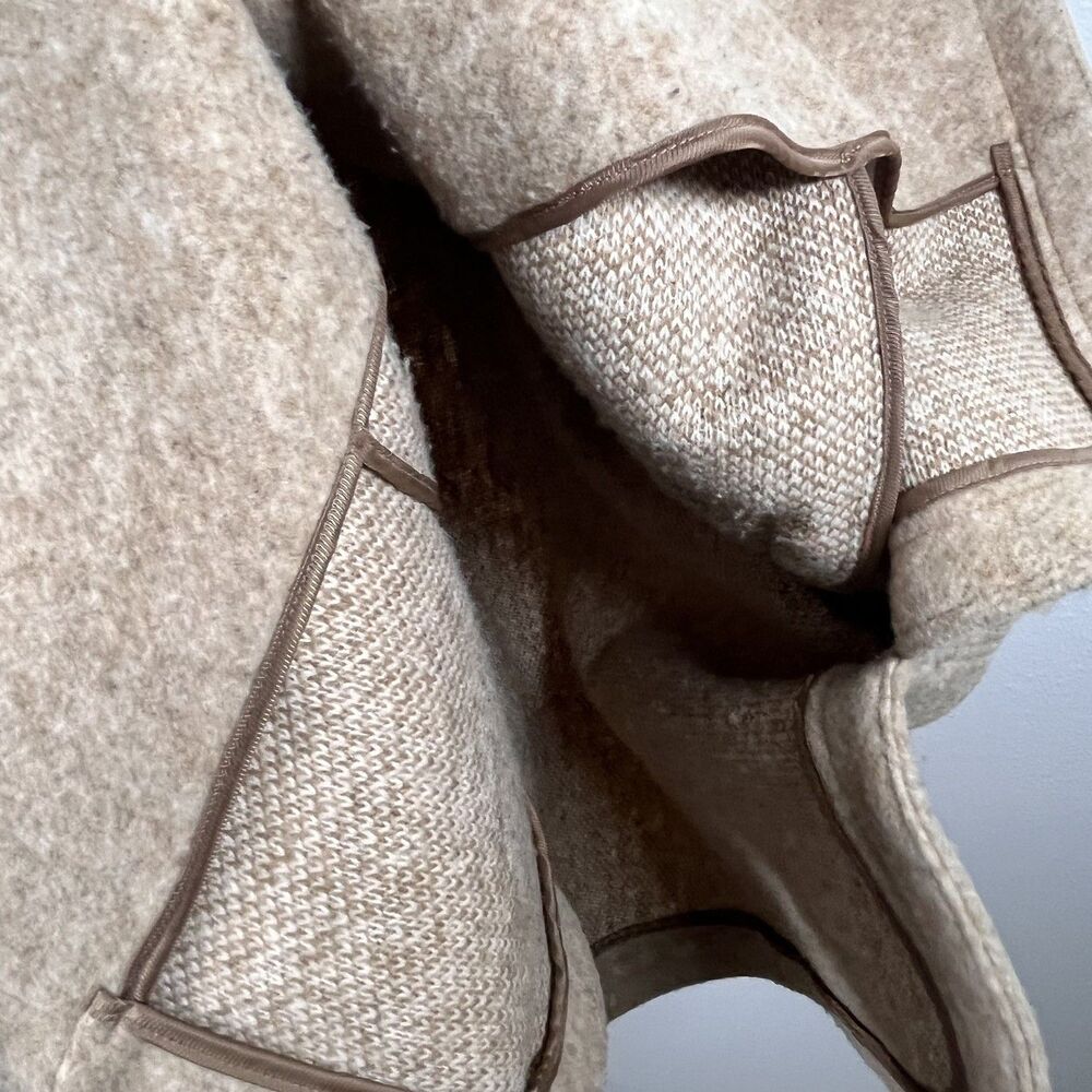 Banana Republic Women’s Cozy  Wool Blend Coat Petite Medium - Picture 3 of 6